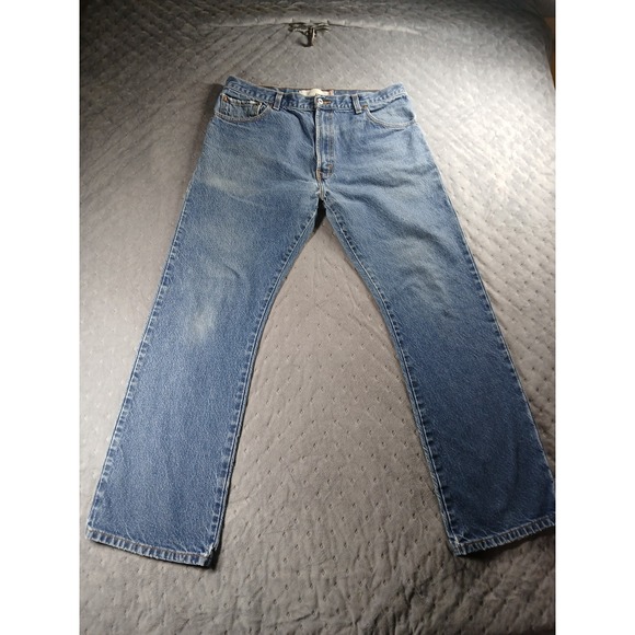 Levi's Other - 🔥 VINTAGE Levi's 517 Bootcut Jeans Men's 36x32l Medium Wash 100% Cotton Cowboy!